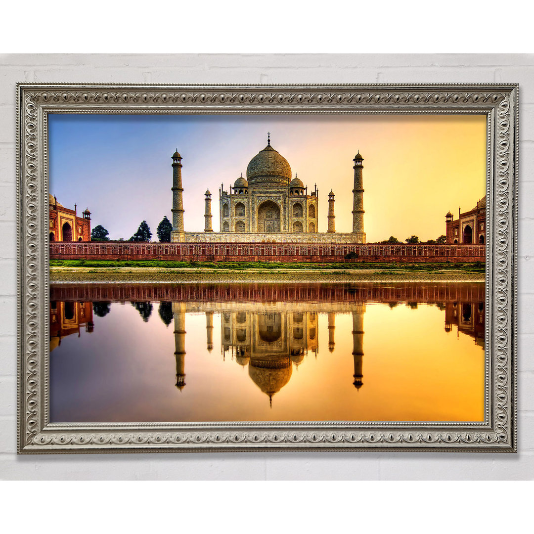 Taj Mahal Indien - Einzelner Bilderrahmen Kunstdrucke