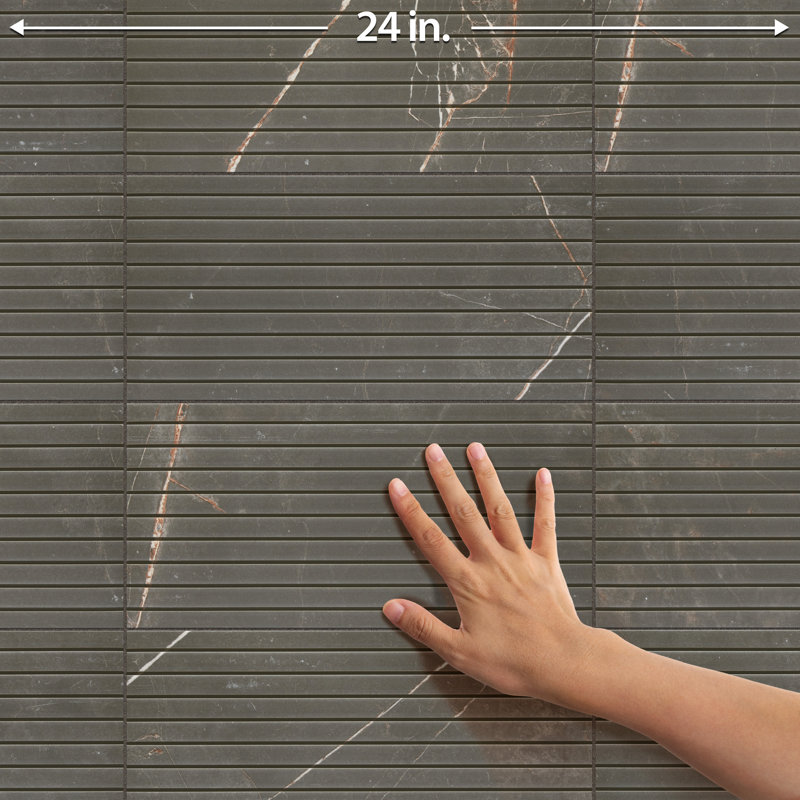 Istanbul Strata 6-7/8 In. X 14 In. Porcelain Floor And Wall Tile