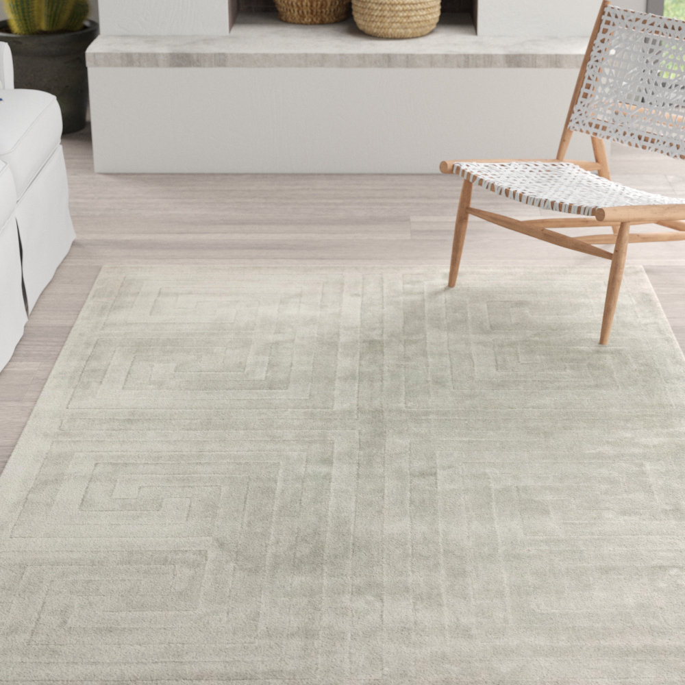 Claire Hand Knotted Silver Rug