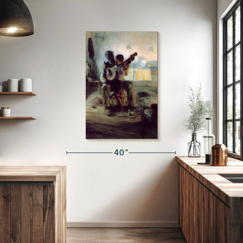 Leisha The Banjo Lesson, 39" H x 26" W