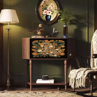 Wood Storage Cabinet with Large Drawers