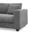 Grand canapé modulaire en velours côtelé de 134 po x 54 po, canapé en L en forme de L avec chargement USB, porte-gobelets et siège profond pour un confort ultime
