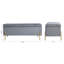 Banc de rangement rembourré Casiano-1410333099