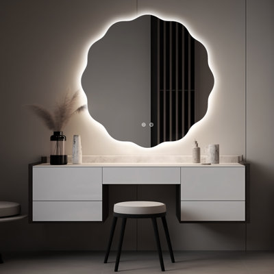 Miroir mural Wavy