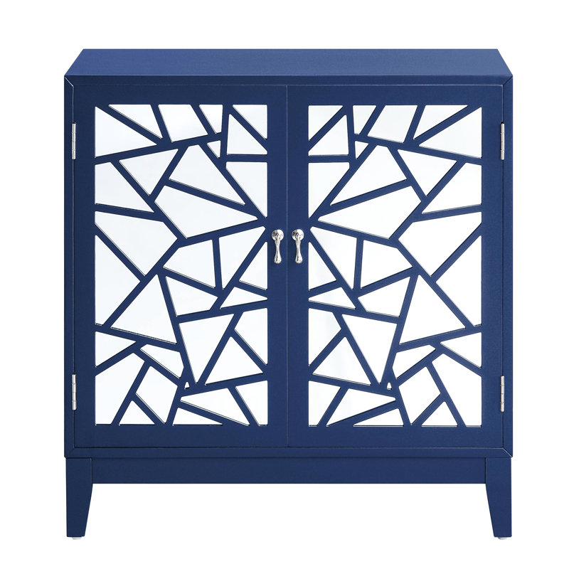 Einstein Blue Finish Console Cabinet