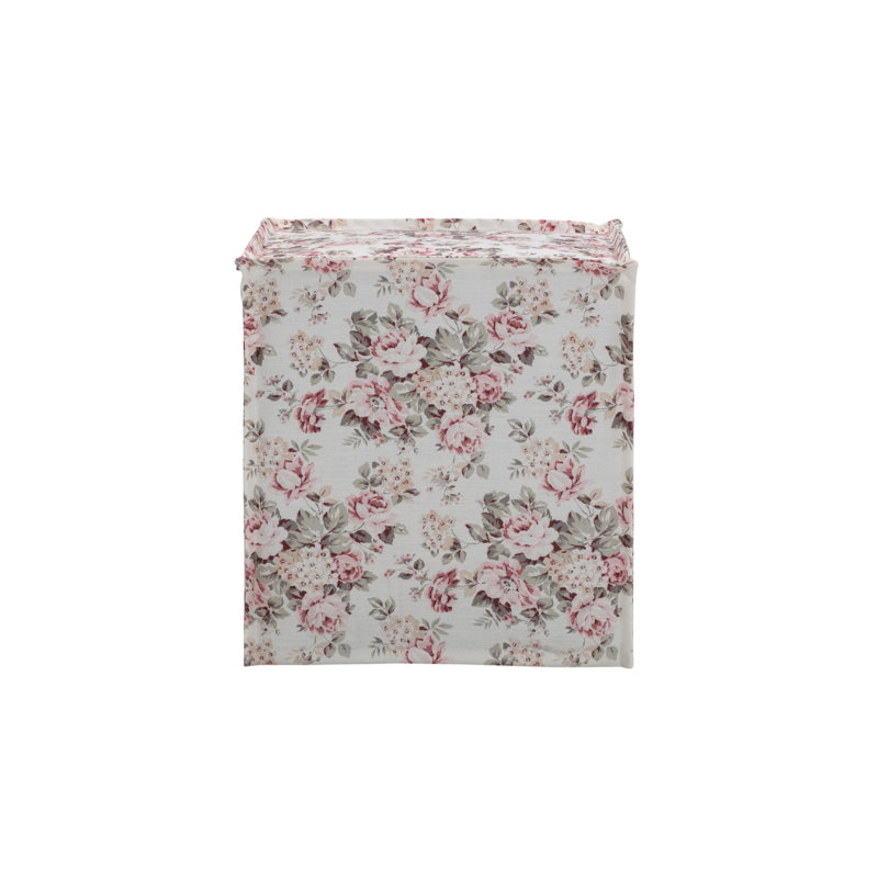 Repose-pieds Elegance Annaleigh, 100% lin grappe rouge