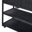 Banc de rempotage extérieur roulant avec rangement, chariot de cuisine avec plateau en acier inoxydable et évier-1150911007