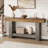 63" Console Table for Entryway, Entry Accent Table for Living Room, Long  Console Table with Storage, Farmhouse Hallway Table with 2-Tier Storage Shelf, Rectangular Sofa Table Behind Couch-906347531
