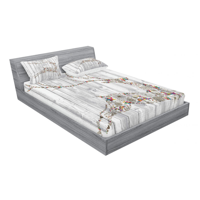 Microfiber Sheet Set, Full Sheet Set with Fitted Sheet