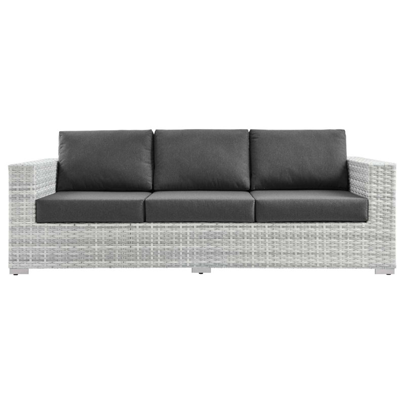 Convene Outdoor Patio Sofa, Charcoal