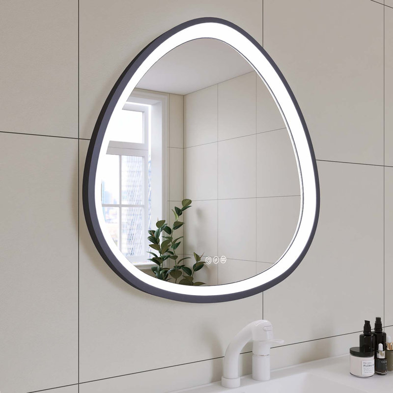 Miroir de salle de bain à DEL 32 po x 32 po