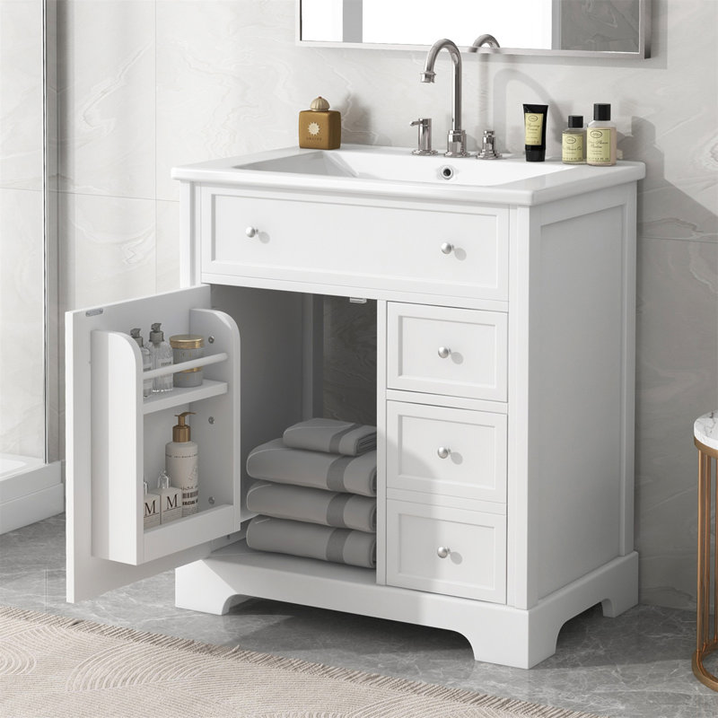 30'' Single Bathroom Vanity Base Only