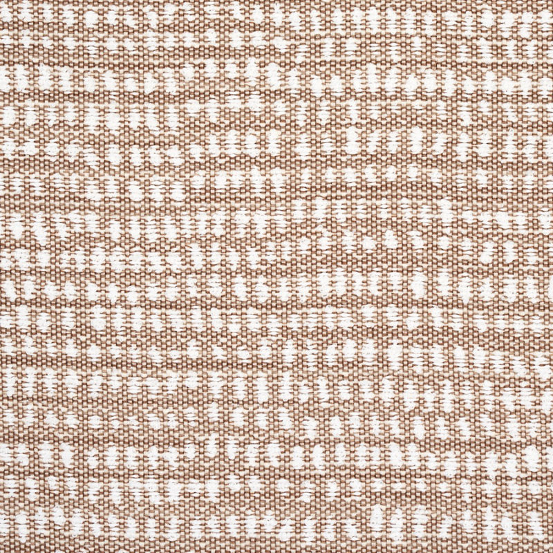Oscar Indoor/Outdoor Fabric, Brown/White