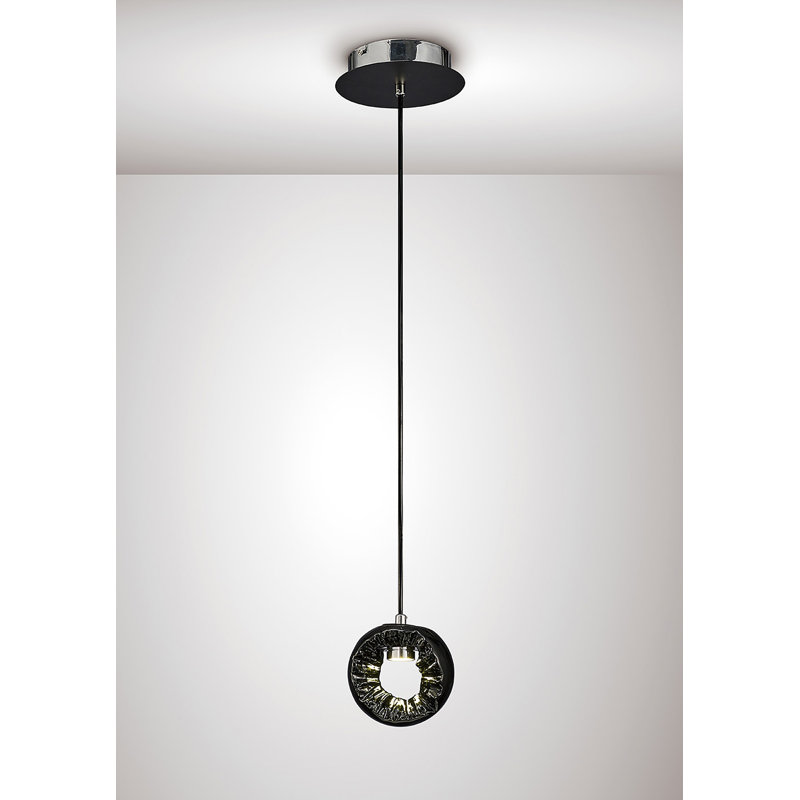 DiCaprio 1 - Light LED Sphere Pendant, Black