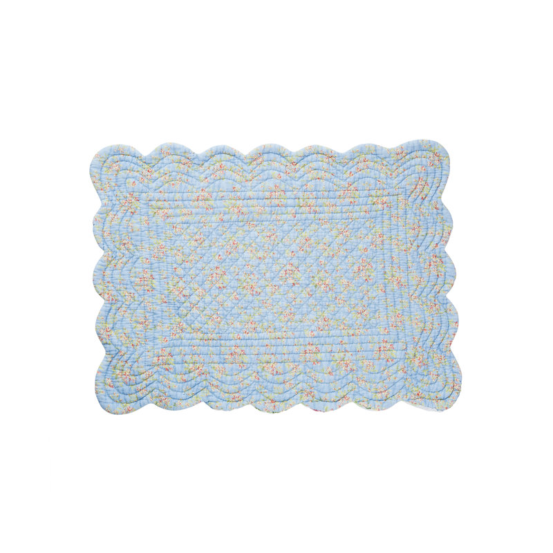 Ensemble de napperons en coton 6 pièces Rose