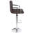 Upholstered Counter Stool with Metal Frame-431784272
