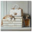 Ivoire, livres et chaton, reproduction d'art sur toile par Art Remedy-117970143-117970144-117970148