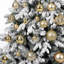 Shatterproof Plastic Christmas Ball Ornaments For Tree, Baubles With Assorted Finishes, Lightweight Hanging Holiday Decor For Xmas Tree Styling, Gold