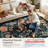 Garbrand Machine Washable Floral Farmhouse Area Rug with Non-Slip Backing for Living Room, Dining Room, Bedroom-48888220