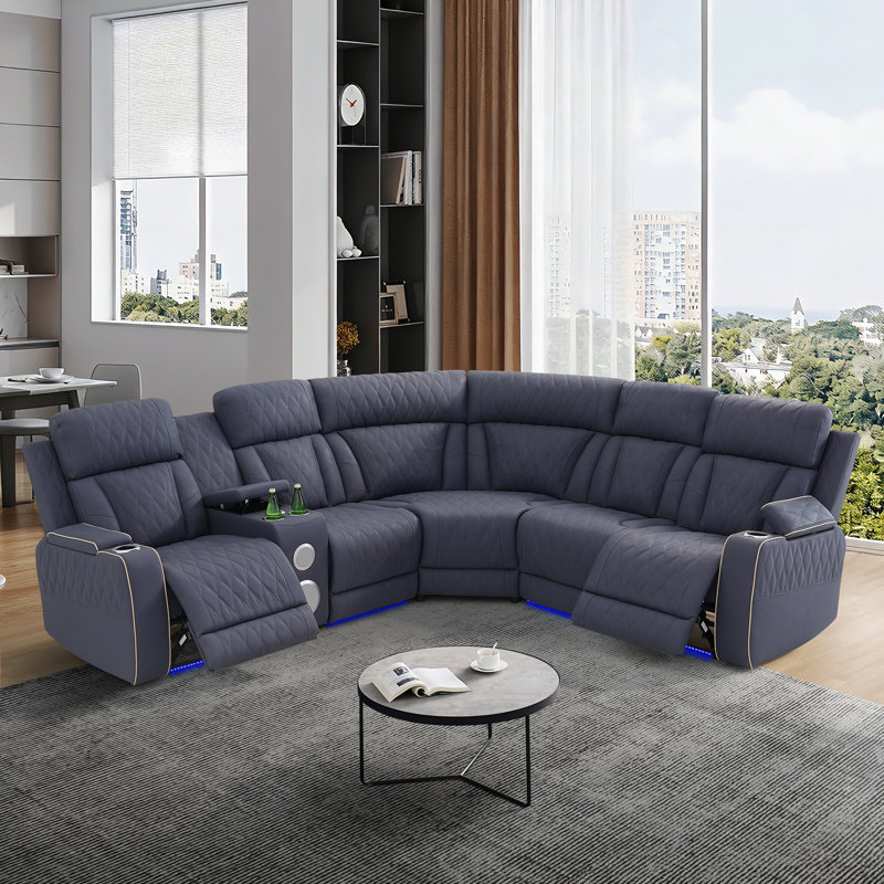 Canapé inclinable en cuir Mason 3