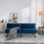 Canapé-lit pliant convertible bleu marine-1040811894