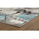 Tapis turquoise Amira