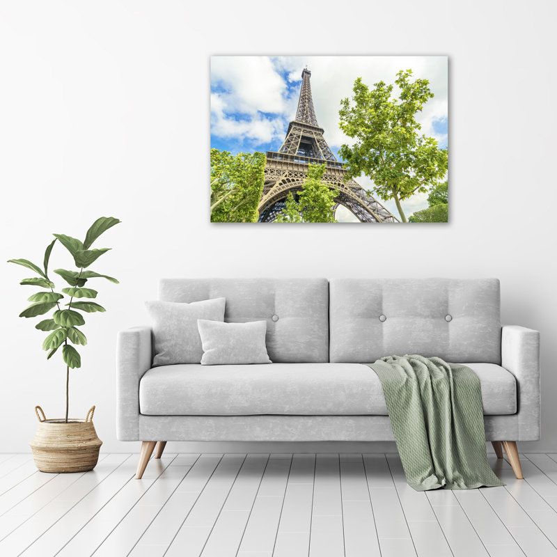 Eiffel Tower Paris - No Frame Print on Glass