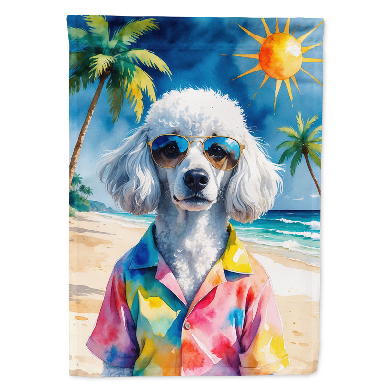 Drapeau de la maison esquimau américain, Caniche blanc