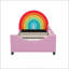 Lit de jour simple rembourré Rainbow