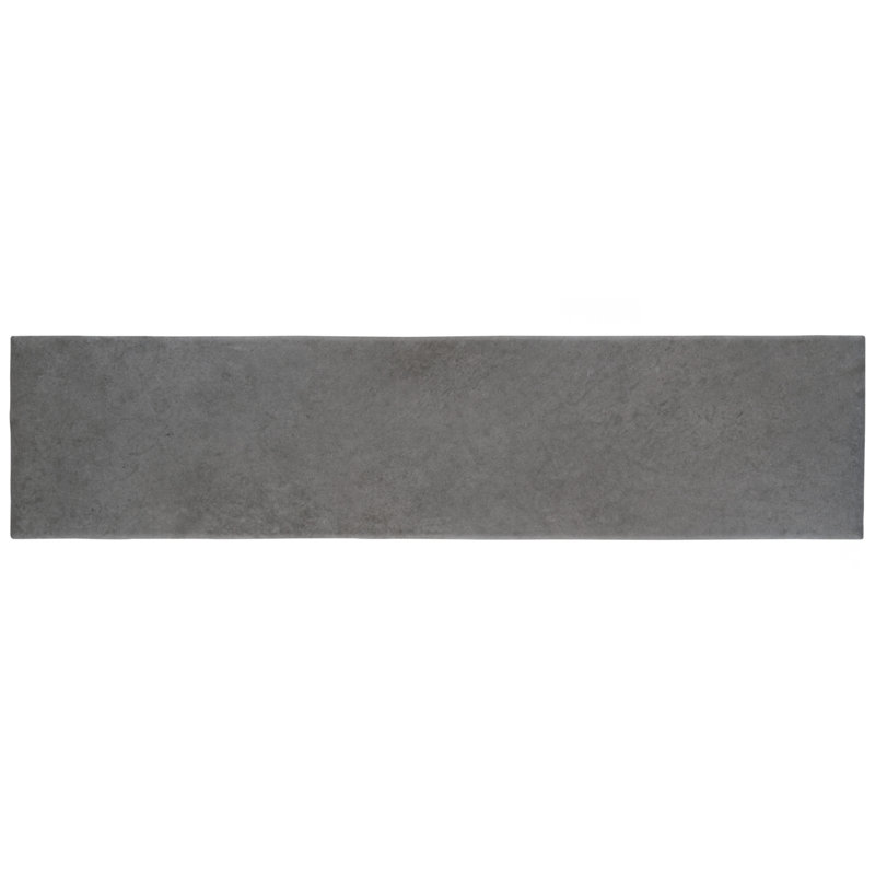 Heritage 2" x 10" Porcelain Stone Look Wall & Floor Tile, Carbon
