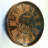 THE GEARS CLOCK Wall Clock with Real Moving Gears LU-LI_ 40 in Round DARK-BROWN