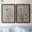 Bouquet Of Grace Bird I - ensemble de 2 peintures sur toile encadrées-1920325245-1920325244