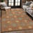 Machine Washable Indoor/Outdoor Chantille ACN2566 Damask Rug-433077161-433077165