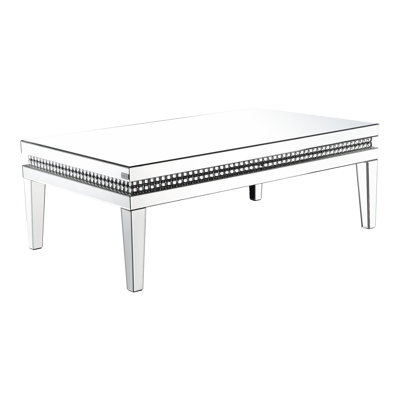 Hodor Rectangle Coffee Table in Mirrored