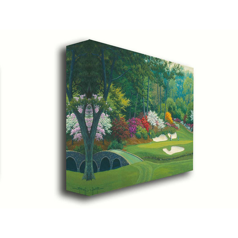 12th Hole at Augusta National by Charles White - Gallery wrapped Canvas, 20" H x 30" W, Wrapped Canvas