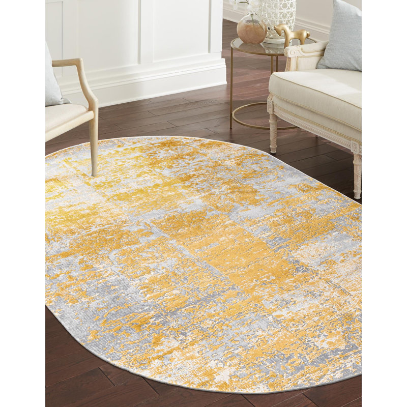 Glenn Indoor Rug, Oval 5'3" x 8'