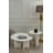 Modern Coffee Table Set (2 Pieces), Cream Color, Large Table: 31.5 x 16.5 x 31.5 inches | Small Table: 19.7 x 17.7 x 19.7 inches | 100% MDF, Thickness: 0.71 inches | Stylish & Functional Design for Living Room-511190788
