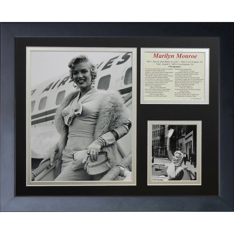 Framed On Paper Memorabilia