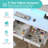 47 Inch Home Office Computer Drawers Desk With Monitor Stand Charging Station