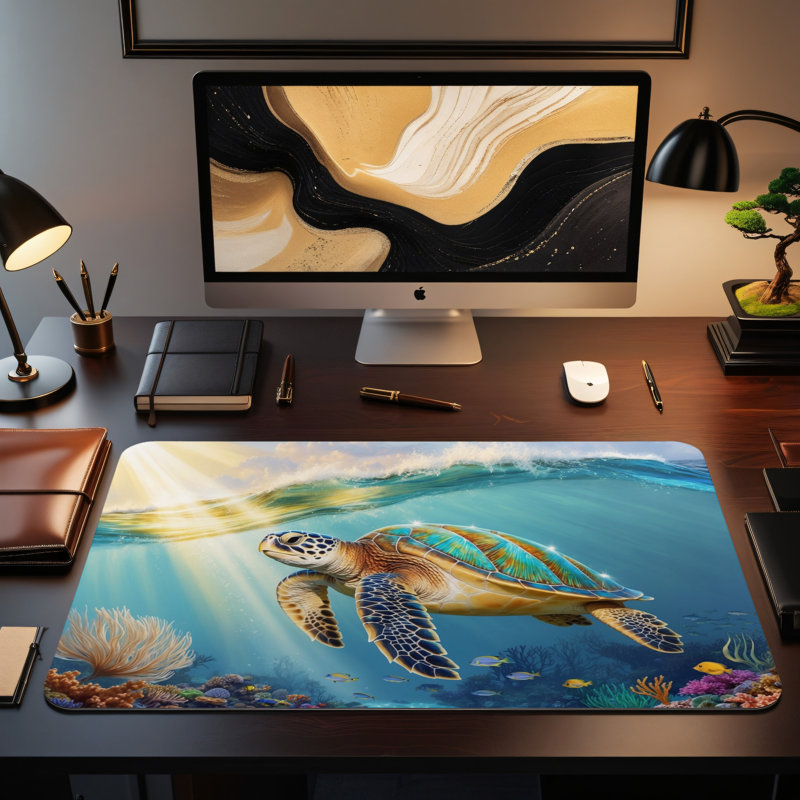 Polyester Desk Pad, 23.6x13.8
