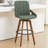 Modern Leather Upholstered Swivel Counter & Bar Stools-10486105-10486107