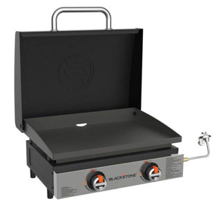 Shop Blackstone 22in Portable Grill with X-Frame Legs to Roll and Go for  the Perfect Tailgate with Grill Cover and Blackstone Grill Accessories at