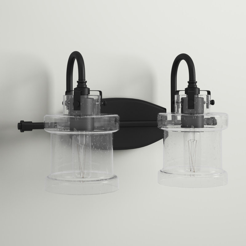 Éclairage pour meuble-lavabo à intensité variable Raleigh, 2 lumières
