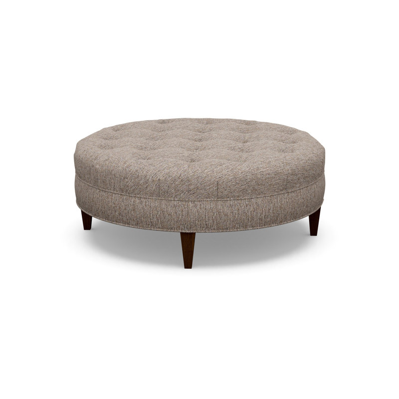 Round Ottoman, Walnut, 9637-82