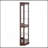 Graceful Lighted Curio Cabinet For Living Room, Showcasing Treasures With Style-1557683192