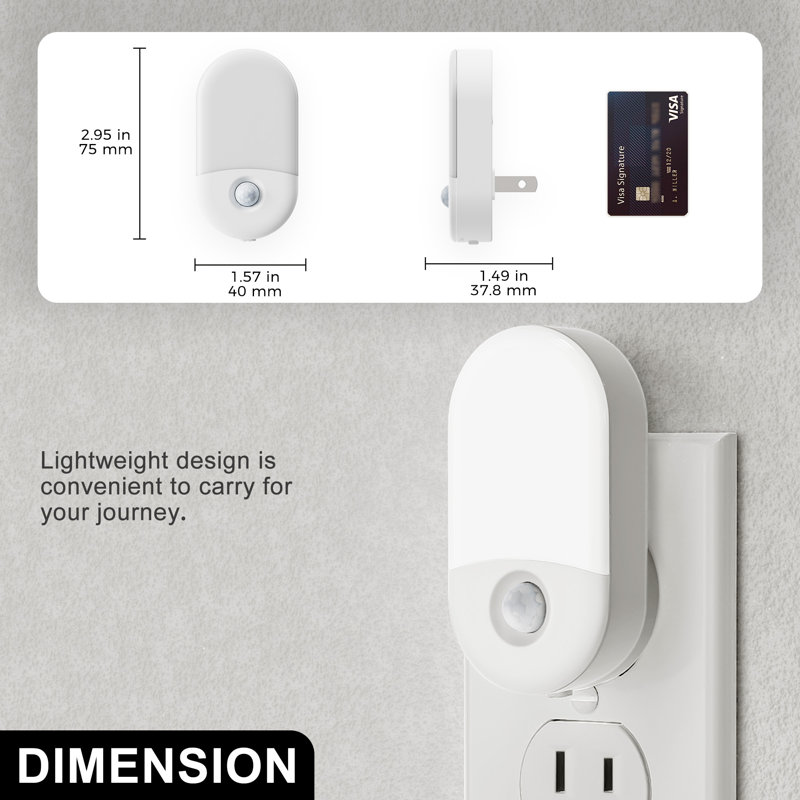 Plug In Night Light Motion Sensor