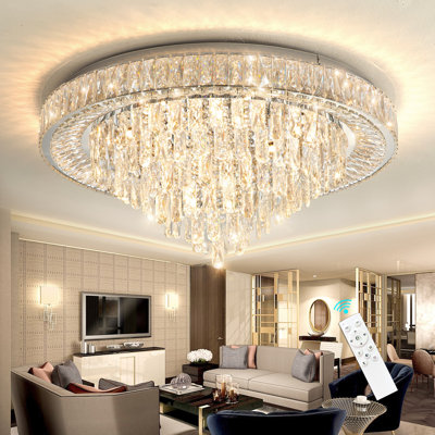 Crystal Chandeliers Led Dimmable Ceiling Light