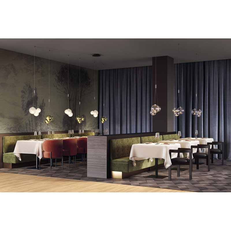 Lodes Random Suspension Lamp Low-V, Rose Gold