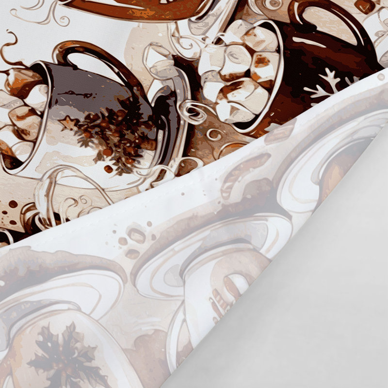 Tapisserie murale «Christmas Hot Cocoa», 51 po x 60 po