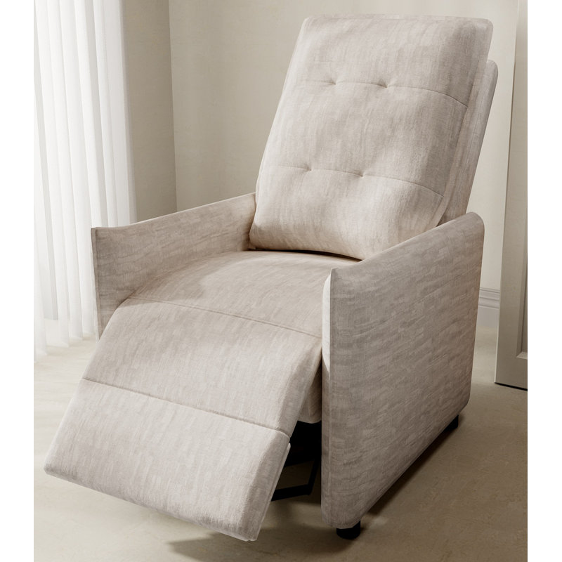 Fauteuil inclinable Chenille, Beige